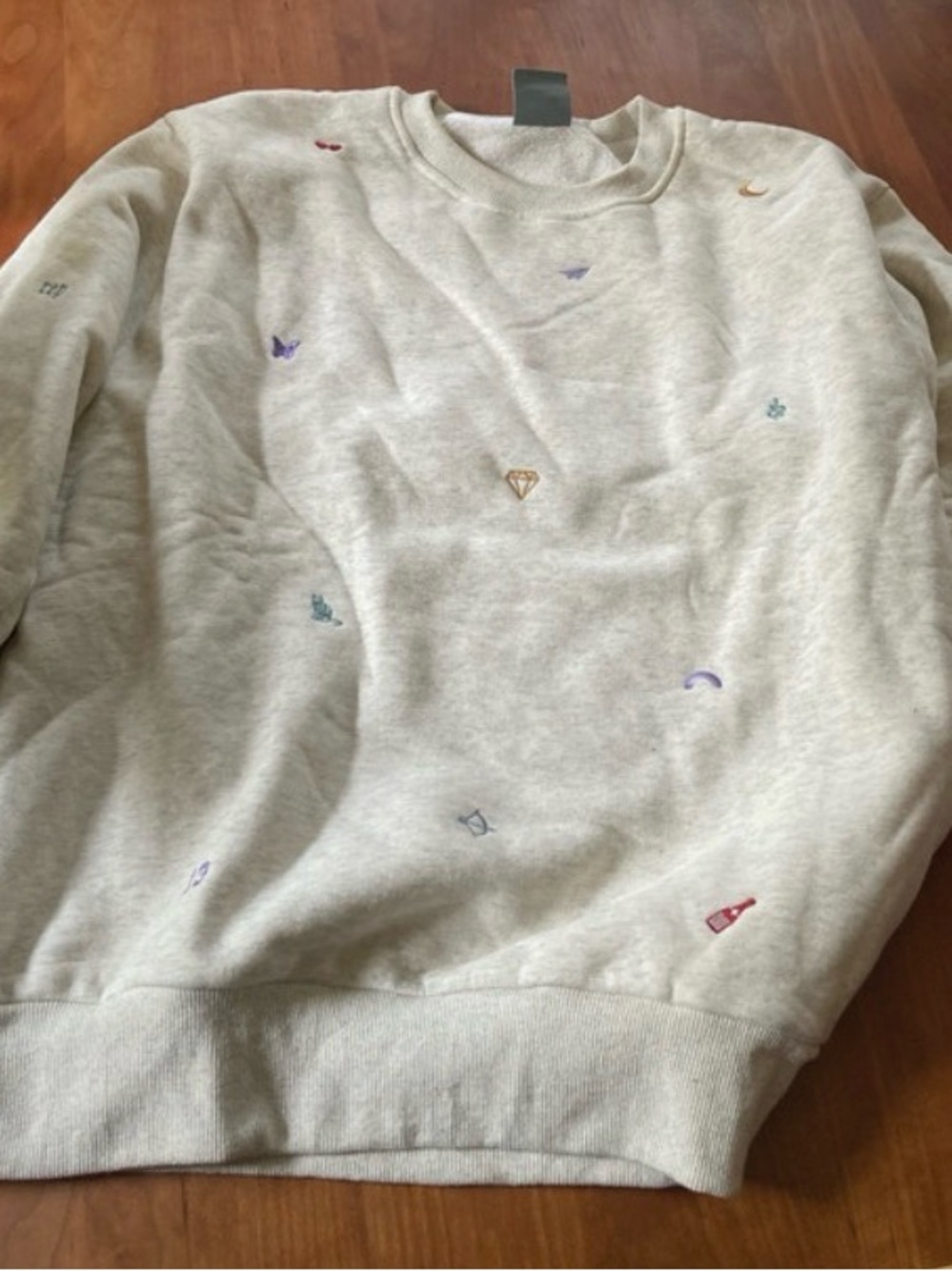 Taylor Swift Light Grey Charms Sweatshirt